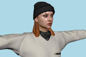 Casual Female Casual, female, lady, woman, girl, people, human, character